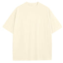 BLU ROCK MEN'S OVERSIZED COTTON CREW NECK SHORT SLEEVE TEE - SIZE: 3XL - IVORY - Brand New