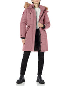 OLCW798EC CANADA WEATHER GEAR WOMEN'S HEAVYWEIGHT LONG PARKA JACKET - PINK HAZE - Brand New