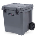 CAMP-ZERO 50L- 52 Quart Hard Cooler with Easy-Roll Oversized Wheels - Like New
