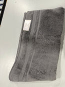 KATHY IRELAND ZERO TWIST 28 IN X 54 IN BATH TOWEL - CHARCOAL - Brand New