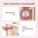 Robud Play Kitchen for Kids Toddlers, Wooden Play Kitchen, Toy Kitchen - Pink - Brand New