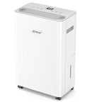 SEMKAP DEHUMIDIFIER FOR BASEMENT WITH DRAIN HOSE, 18L TANK - WHITE - Like New