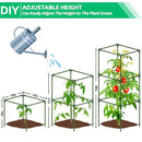 WLLEYAY 3 Pack 46'' Square Tomato Cages with 17 Gallon Grow Bags - Like New