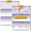 VERSACHECK UV TOP SECURE (DNA) CHECKS 250 BLANK BUSINESS VOUCHER CHECKS BLUE - Like New
