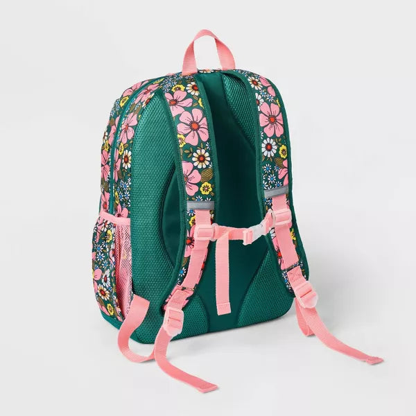 CAT & JACK KIDS' 17" CLASSIC BACKPACK - CAT & JACK™ - DAISIES - Brand New