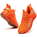 FRSHANIAH Women Slip On Running Shoes Blade Tennis Walking Shoes Orange 7 - Brand New