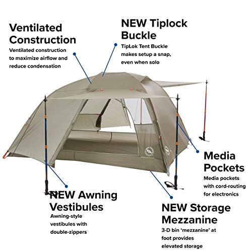 BIG AGNES COPPER SPUR HV ULTRA LIGHT 3 PERSON SIZE - OLIVE GREEN - Brand New