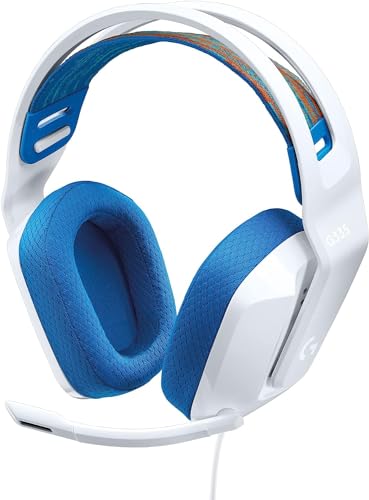 LOGITECH G535 LIGHTSPEED WIRELESS GAMING HEADSET PLUG PLAY USB - WHITE - Like New