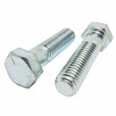 3/8"-16 x 4 Hex Cap Screws, Grade 5 Steel, Zinc, Part Thread, 250 Pack - Brand New