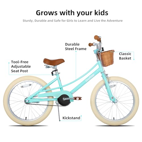JOYSTAR FANTASY GIRLS BIKE 20" WHEELS - MINT GREEN - Like New