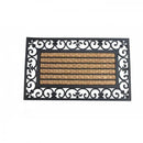 Zings & Thingz 57073439 Fiber and Frills Doormat, Black - Brand New