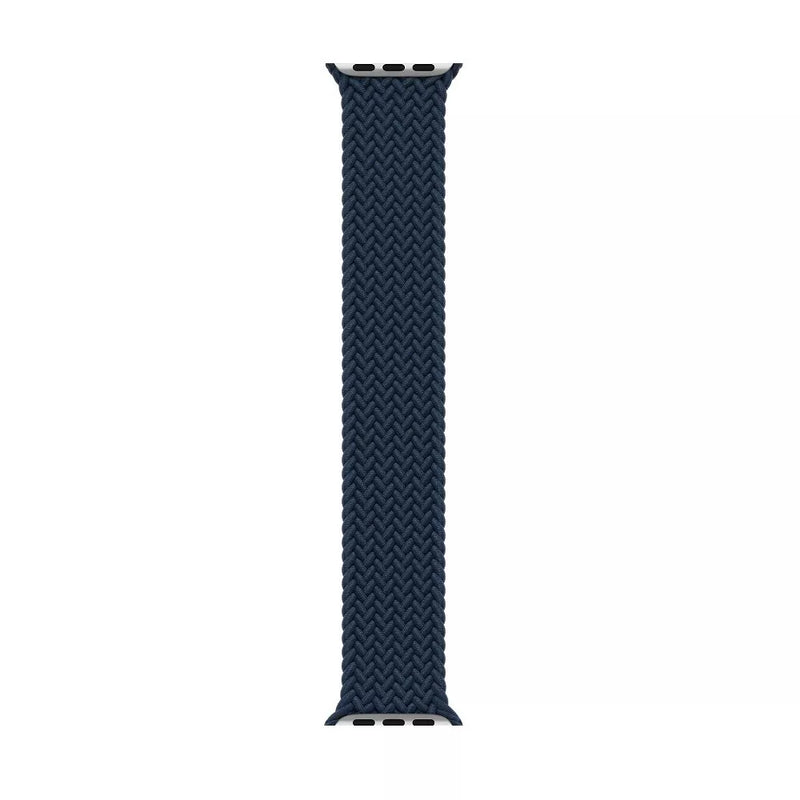 APPLE WATCH BRAIDED SOLO LOOP 45MM - SIZE 4 ML6H3AM/A - ABYSS BLUE - Brand New