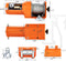 TYT 2000 LB ORANGE ELECTRIC WINCH (2000 LB STEEL CABLE WINCH) - ORANGE - Like New