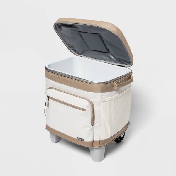 EMBARK SOFT SIDED 26QT ROLLER COOLER - TAN - Scratch & Dent
