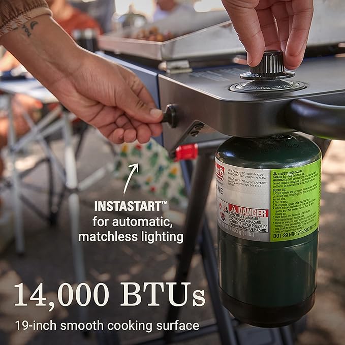 COLEMAN ROADTRIP GRIDDLE 19" BLUE NIGHTS C001 - BLUE - Like New