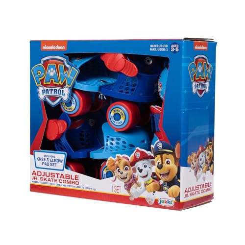 PAW PATROL JUNIOR KNEE AND ELBOW PADS SIZE ADJUSTABLE DESIGN 514331-PB - BLUE - Like New