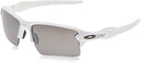 OAKLEY Flak 2.0 XL Rectangular Sunglasses - Prizm Black Polarized/Polished White - Like New