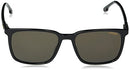 CARRERA MEN'S 259/S RECTANGULAR SUNGLASSES - SIZE: MEN 55MM 18MM - BLACK/BROWN - Like New