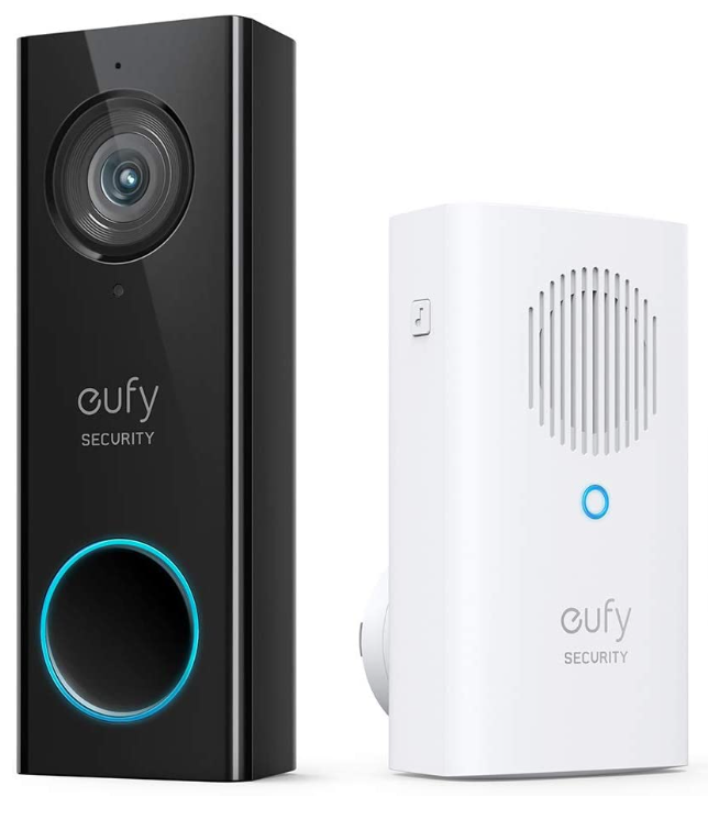 Eufy Security Wi-Fi Video Doorbell, 2K Resolution Wires Doorbell T8200 - Like New
