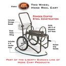 LIBERTY GARDEN 880 INDUSTRIAL 2-WHEEL PNEUMATIC TIRE REEL CART - BRONZE - Like New