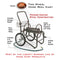 LIBERTY GARDEN 880 INDUSTRIAL 2-WHEEL PNEUMATIC TIRE REEL CART - BRONZE - Like New