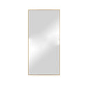 MAYEERTY NEUTYPECHIC 43"X16" FULL LENGTH FLOOR MIRROR - GOLD - Like New
