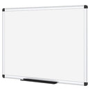 VIZ-PRO Magnetic Whiteboard/Dry Erase Board, 48 X 36 Inches, Alum Frame - Like New