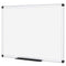 VIZ-PRO Magnetic Whiteboard/Dry Erase Board, 48 X 36 Inches, Alum Frame - Like New