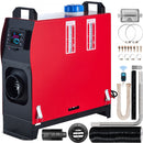 VEVOR 5KW DIESEL AIR HEATER ALL IN ONE 12V DIESEL PARKING HEATER SILENCER - RED - Like New