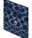 COACH BROOK CHAIN BAG IN SIGNATURE DENIM, LH/DEEP BLUE MULTI - Brand New
