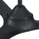 PARROT UNCLE 56" MODERN DC MOTOR DOWNROD MOUNT REVERSIBLE CEILING FAN - BLACK - Like New