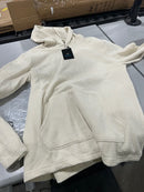 BLUE ICE PREMIUM CLOTHING BLUE ICE WAFFLE KNIT HOODED SWEATER - M - NATURAL - Brand New