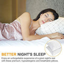 Allo Memory Foam Pillow Hypoallergenic Washable Zip Cover B084QFD4TQ 2 Pack King - Brand New