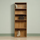 Sauder Beginnings 5-Shelf Bookcase - Highland Oak - Like New