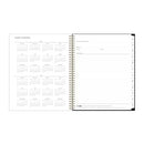 BLUE SKY 2026 WEEKLY/MONTHLY PLANNER 8-1/2" X 11" NEVAEH 143945 - Black - Like New