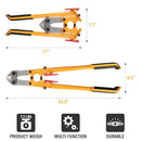 OLYMPIA TOOLS POWER GRIP BOLT CUTTER 24" 39-124 - YELLOW - Like New