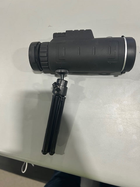 ULIKEATM MONOCULAR TELESCOPE,12X50 WITH TRIPOD - BLACK - Like New