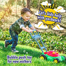 Maxx Bubbles Deluxe Bubble Lawn Mower Toy – 4oz Bubble Solution | 320177, Red - Like New