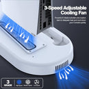 AMZDM COOLING STATION PS5 SLIM STAND PS5 PRO COOLING FAN - OFF WHITE - Like New