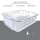 Kitchen Details 3 Piece Dish Rack Drying Rack, Cutlery Basket & Drainboard Tray - Brand New