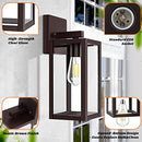 Brightever 2-Pack Outdoor Wall Light Fixtures - OIL-RUBBED BRONZE - Like New