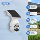 GLOW POP 1080P SECURITY CAMERA WIRELESS WITH SOLAR PANEL2.4G WIFI - WHITE - Like New