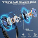 KUIZIL Headphones Bluetooth 5.3 Wireless ENC Noise Cancelling Mic C16 - Black - Like New