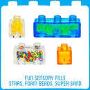 JELLY BLOX CONSTRUCTION DUMP TRUCK SET 30 PIECES TODDLER PRESCHOOL - MULTICOLOR - Like New
