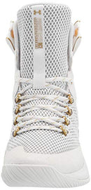 UA HOVR HIGHLIGHT ACE WOMEN'S VOLLEYBALL SHOES - WHITE GOLD - SIZE 11 - Brand New