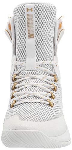 UA HOVR HIGHLIGHT ACE WOMEN'S VOLLEYBALL SHOES - WHITE GOLD - SIZE 11 - Brand New