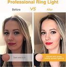 GENERIC SELFIE RING LIGHT FOR PHONE, 3 COLOR OPTIONS, 3 BRIGHTNESS XJ-34 - WHITE - Like New