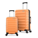 157925 AMERICAN TOURISTER KONTOUR 2-PIECE Set - CARRY-ON & MEDIUM - PAPAYA - Like New