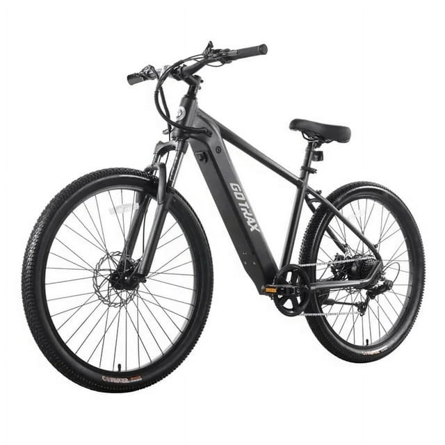 GOTRAX APPROACH 27.5" STEP OVER ELECTRIC MOUNTAIN ADULT BIKE, BLACK - Like New