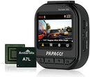 Papago Car Dash Camera GoSafe 535 Super HD Cam 1296p DVR GOSAFE-535 - Black - Like New